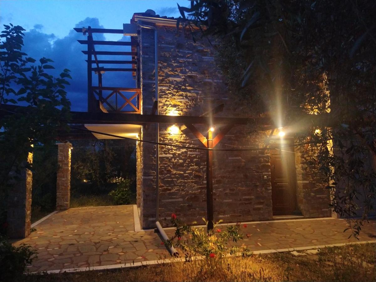 Villa Elea Stone In Organic Quiet Olive Grove, Prinos, Thassos