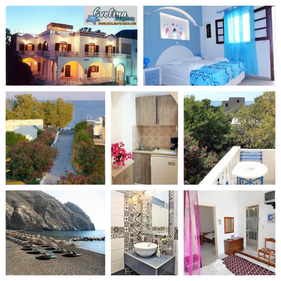 Evelina Pension: Diverse Near Black * Perissa (Santorini)