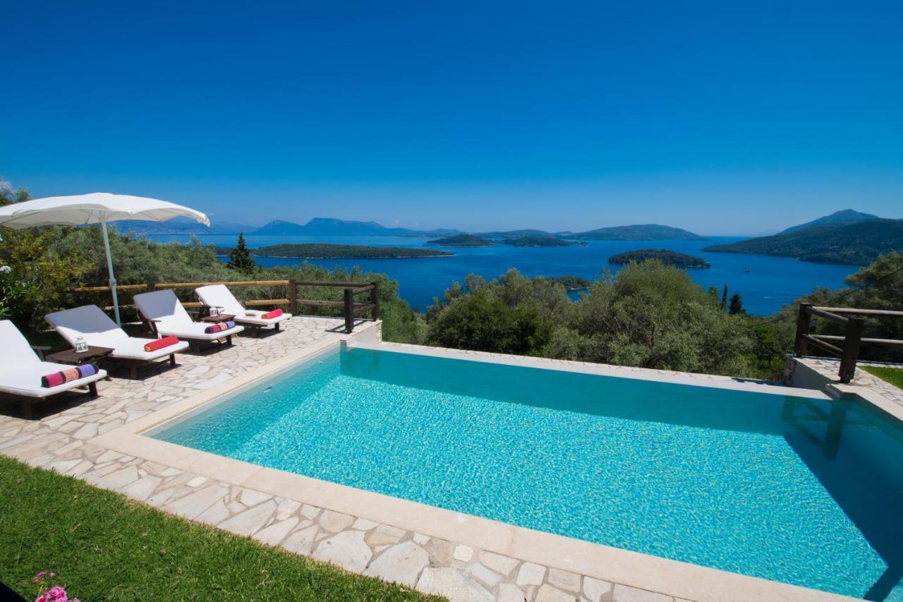 Meliti - Private With Stunning Seaviews, Infinity Pool, Close To The Nydri (Lefkada)