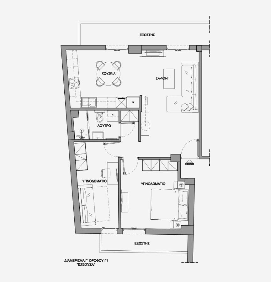 Apartment La Luxury Kreousa *