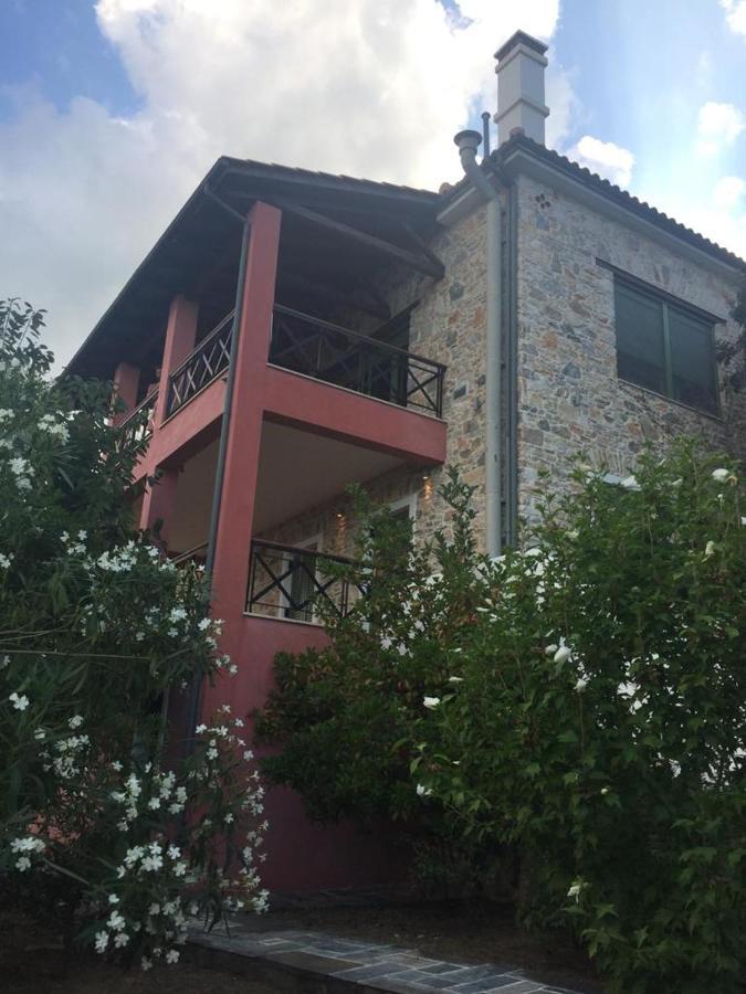 Sklithro In The Heart Of The Forest With Magnificent View Of The Sea Just 10 Minutes From It *