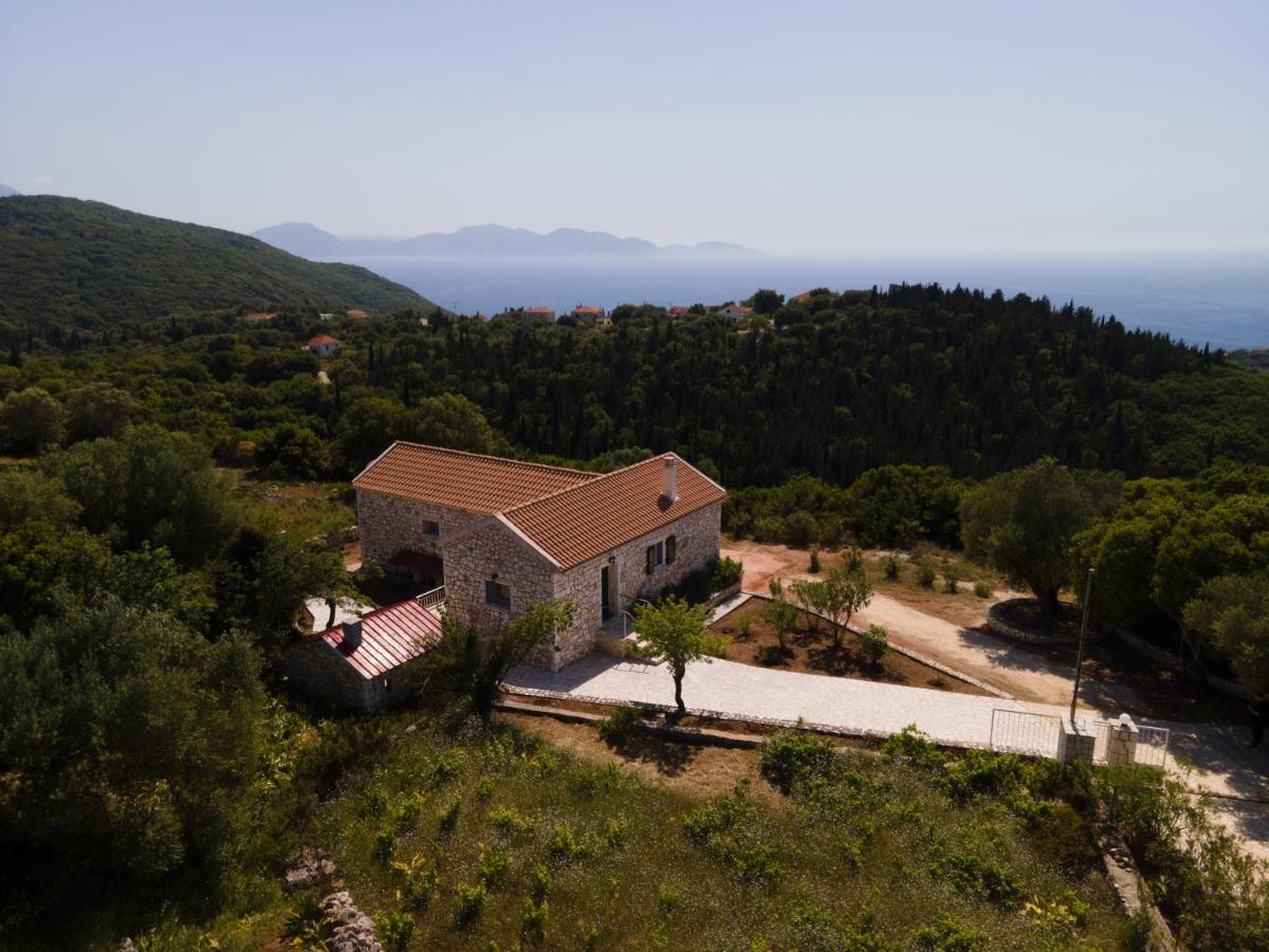 Villa Stone Eriphyle ,private Witn Sunset View Fiskardo
