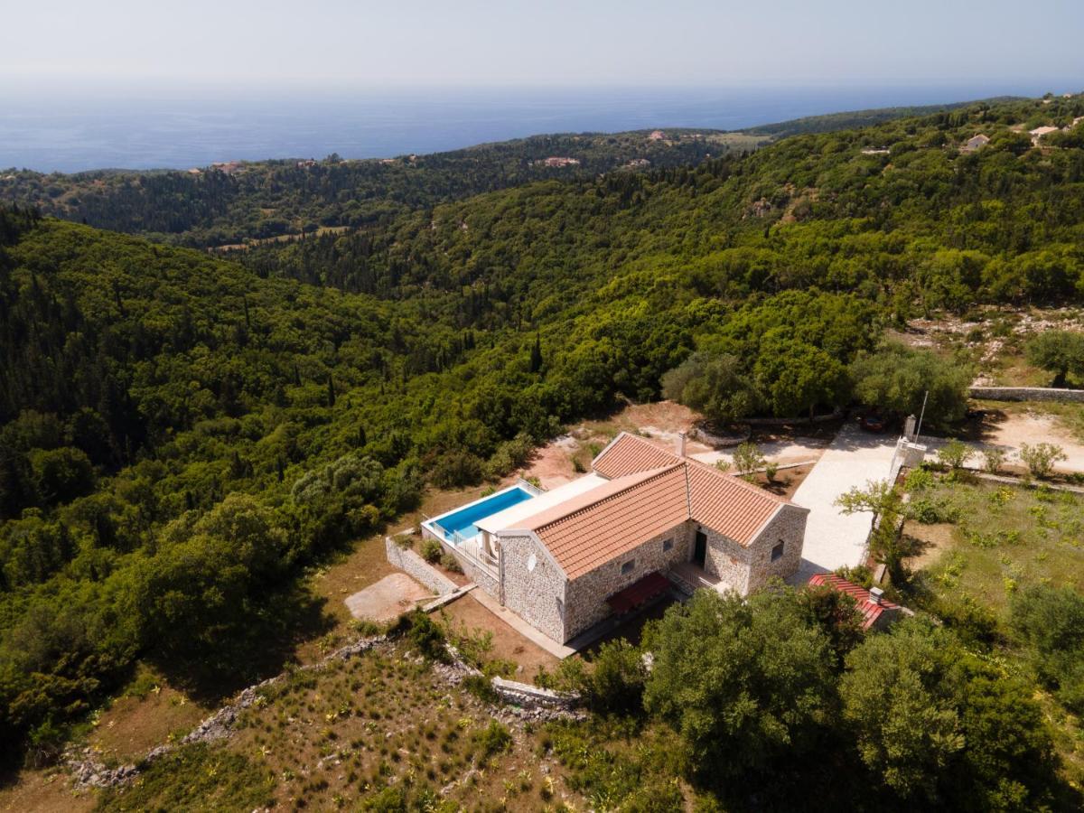 Villa Stone Eriphyle ,private Witn Sunset View Fiskardo