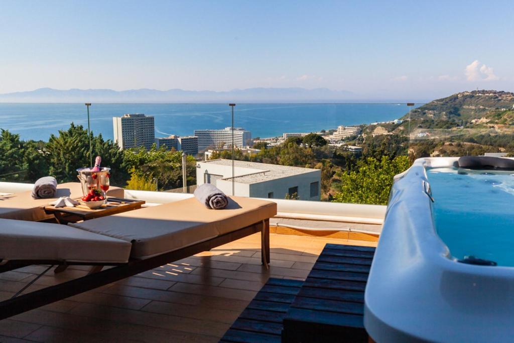 Apartment Flyviewflatsgold Privatehottub With Seaview Ixia (Rhodes)