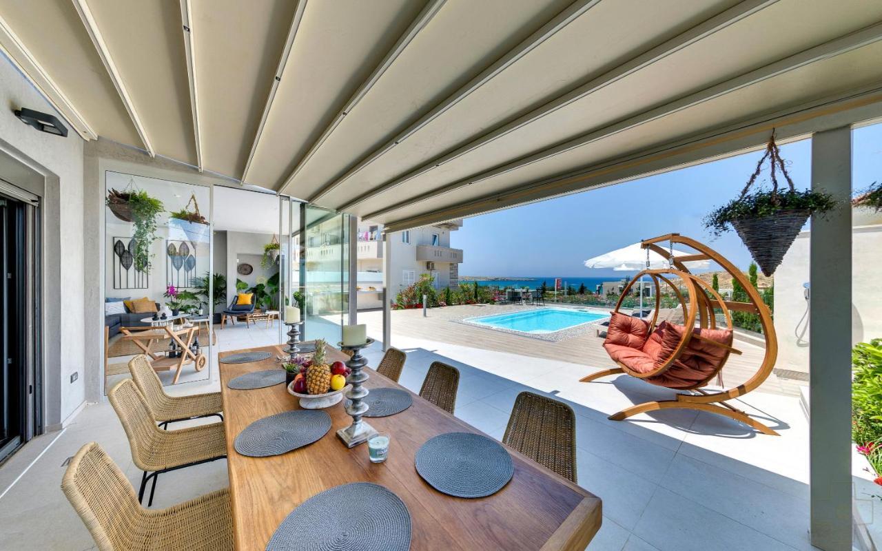Sea View With Private Pool Close To The Karteros