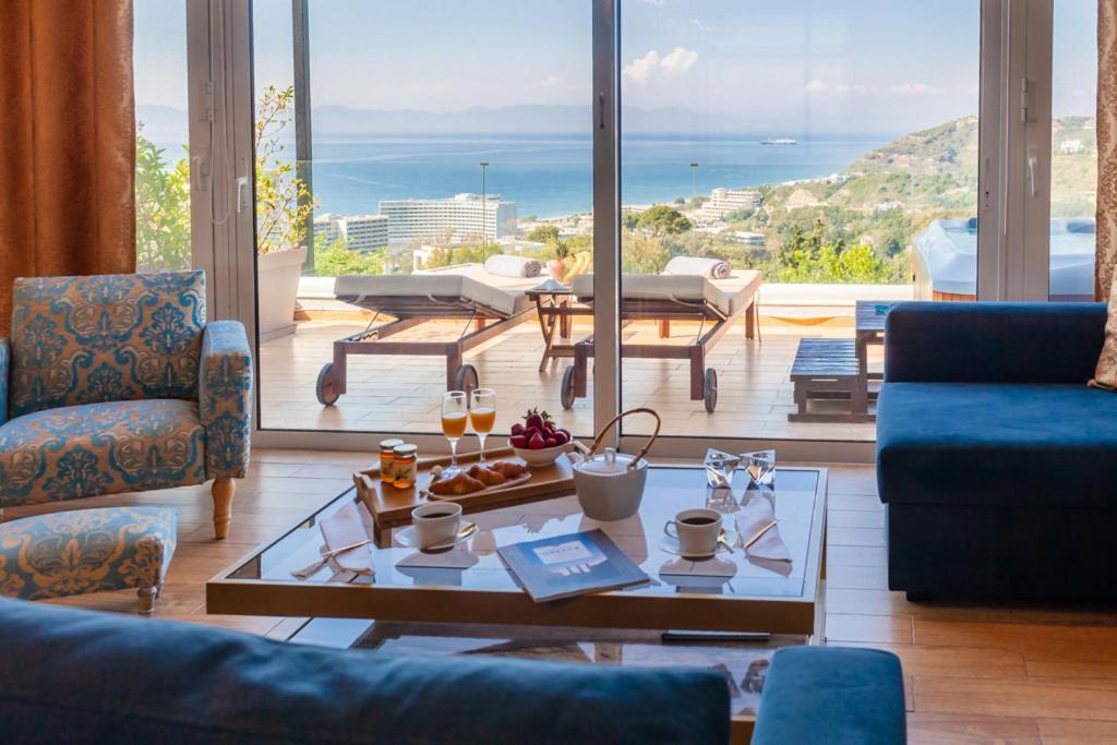 Flyviewflatsgold Privatehottub With Seaview * Ixia (Rhodes)