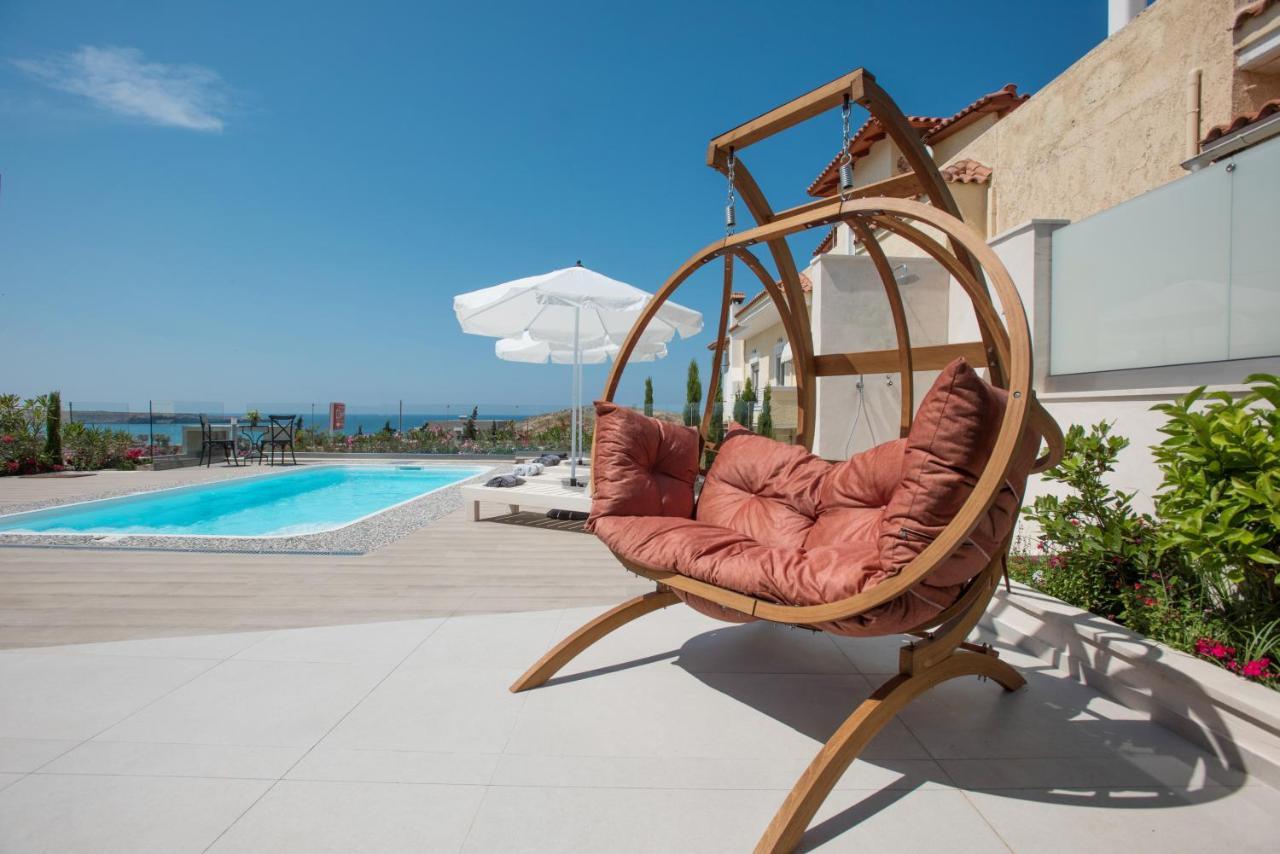Sea View With Private Pool Close To The * Karteros