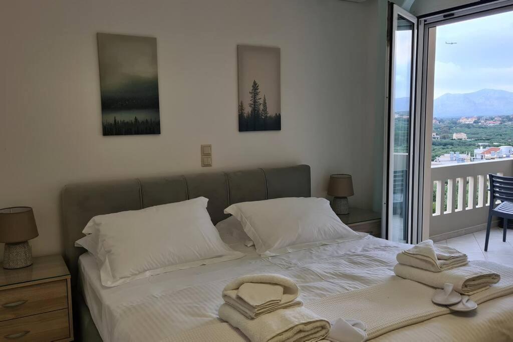 Physis Apt- Big Comfortable With View Apartment Kounoupidhiana