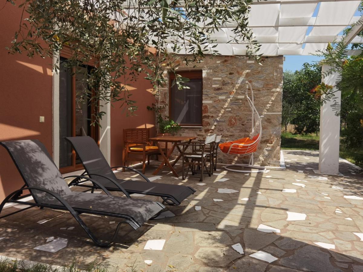 Villa Elea Stone In Organic Quiet Olive Grove, Prinos, Thassos Prinos (Thasos)
