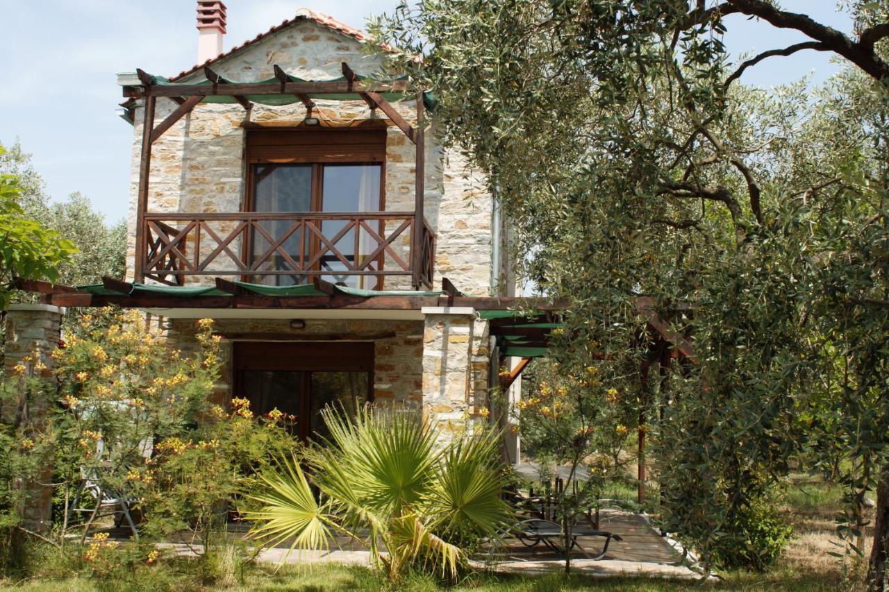 Villa Elea Stone In Organic Quiet Olive Grove, Prinos, Thassos *