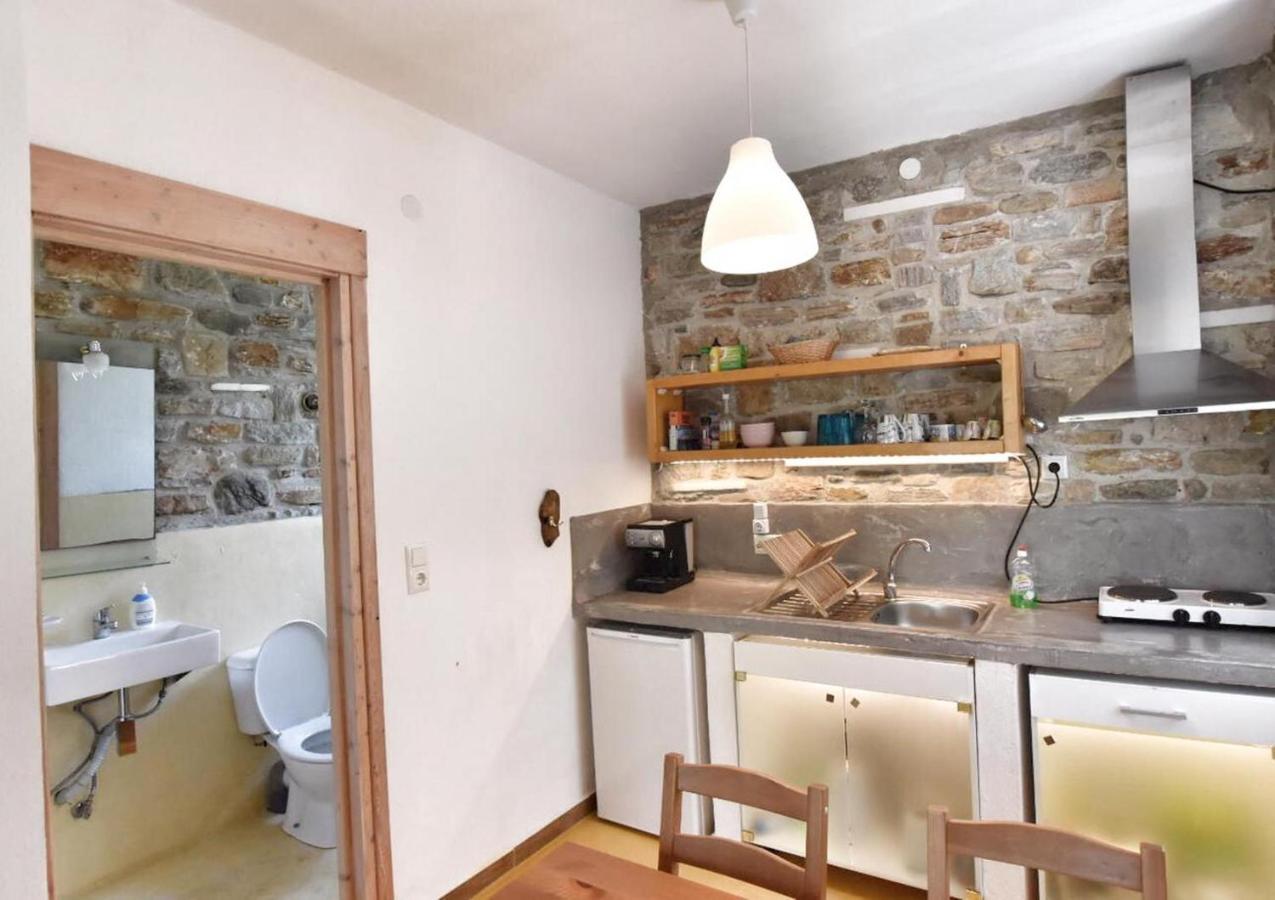 Villa Elea Stone In Organic Quiet Olive Grove, Prinos, Thassos