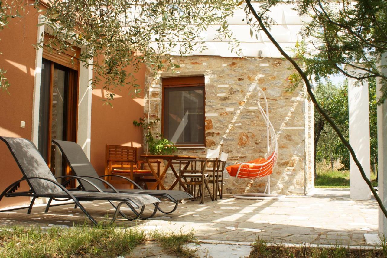 Villa Elea Stone In Organic Quiet Olive Grove, Prinos, Thassos Prinos (Thasos)