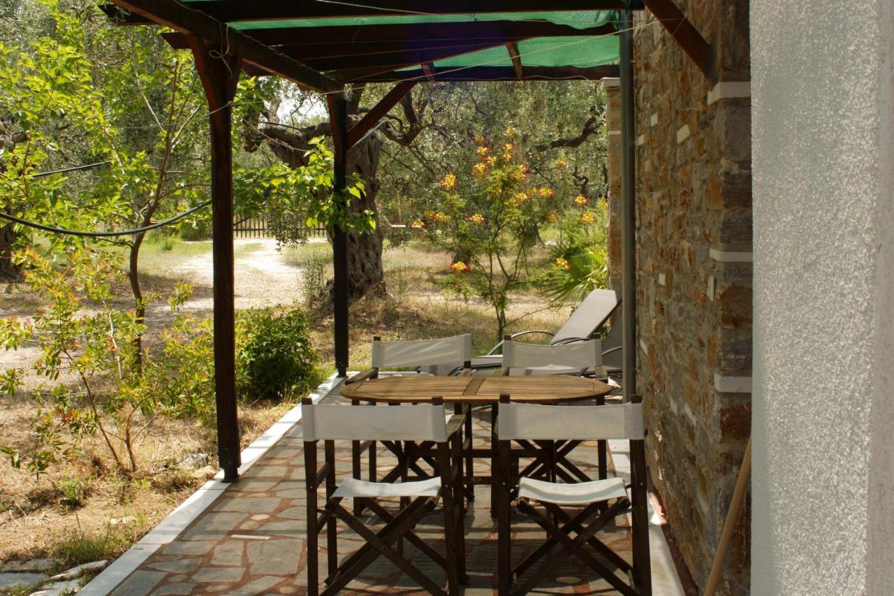 Villa Elea Stone In Organic Quiet Olive Grove, Prinos, Thassos *