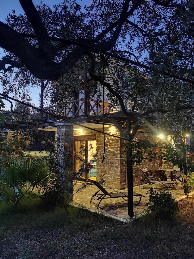 Elea Stone In Organic Quiet Olive Grove, Prinos, Thassos Villa *