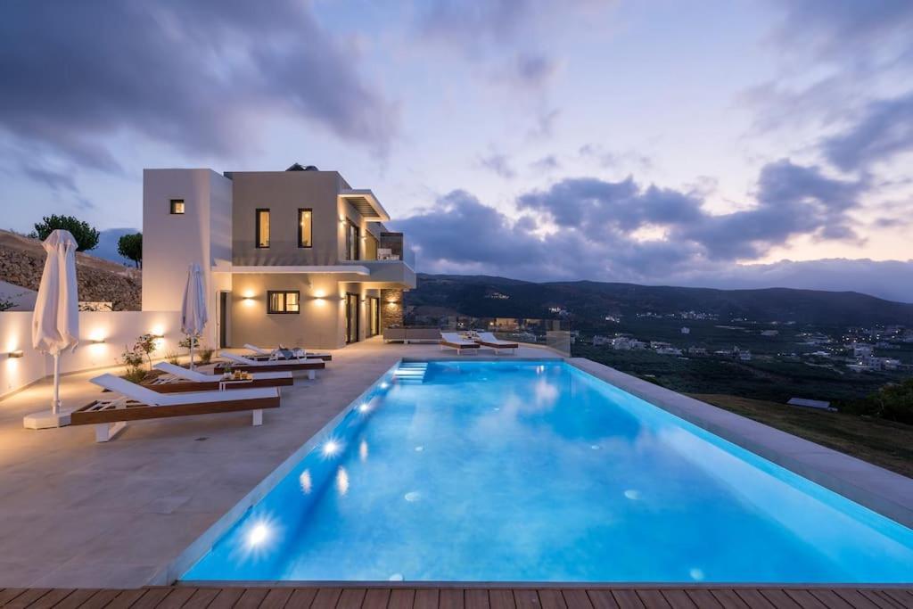 Villa Thea, Stunning View, Pool, Bbq, Brand New. *