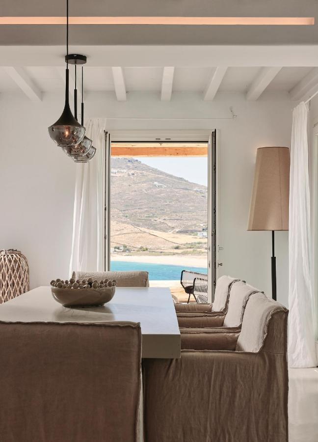 Villa Villa Barbarossa - Elegant Beachfront Retreat With Heated Pool & Outdoor Gym Ftelia (Mykonos)
