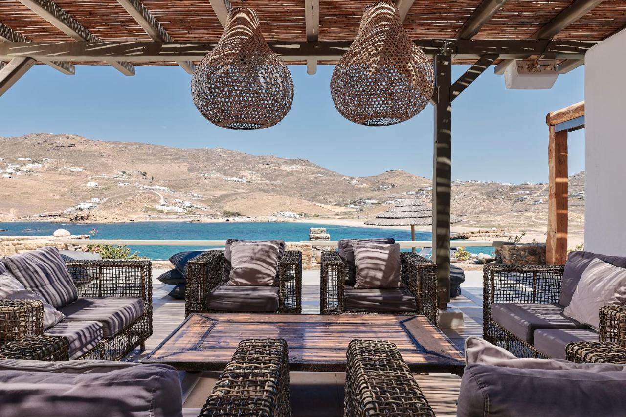Villa Villa Barbarossa - Elegant Beachfront Retreat With Heated Pool & Outdoor Gym Ftelia (Mykonos)