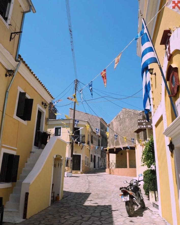 Traditional Corfiot House At Argyrades