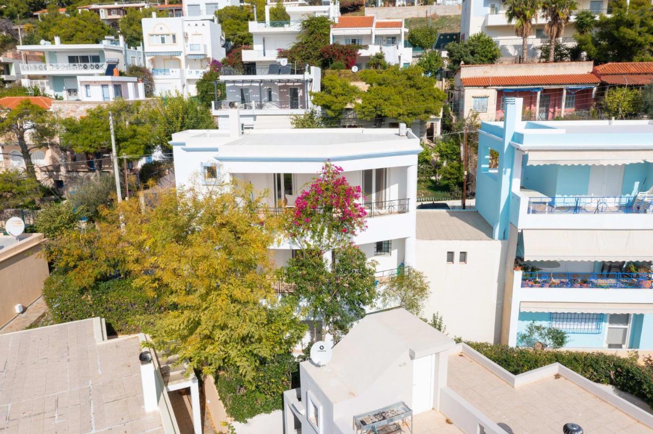 Porto Sea View House - 15min From Athens Airport - Ac - Wifi - Parking *