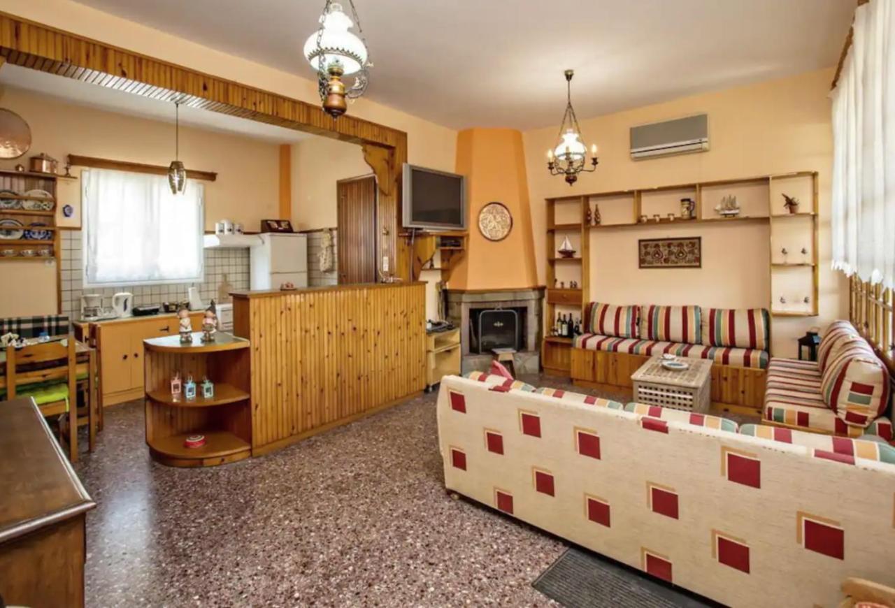 Spacious With View And Garden For Kids! Apartment Tinos