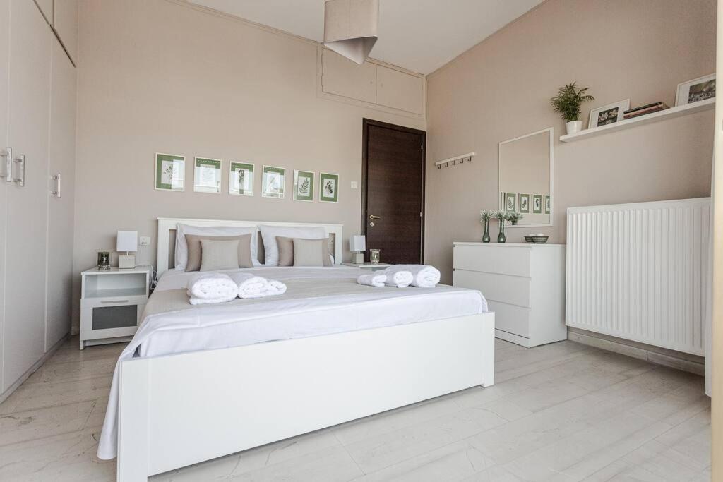 Cozy Seaside Penthouse With Sea & Mountain View. Apartment Volos