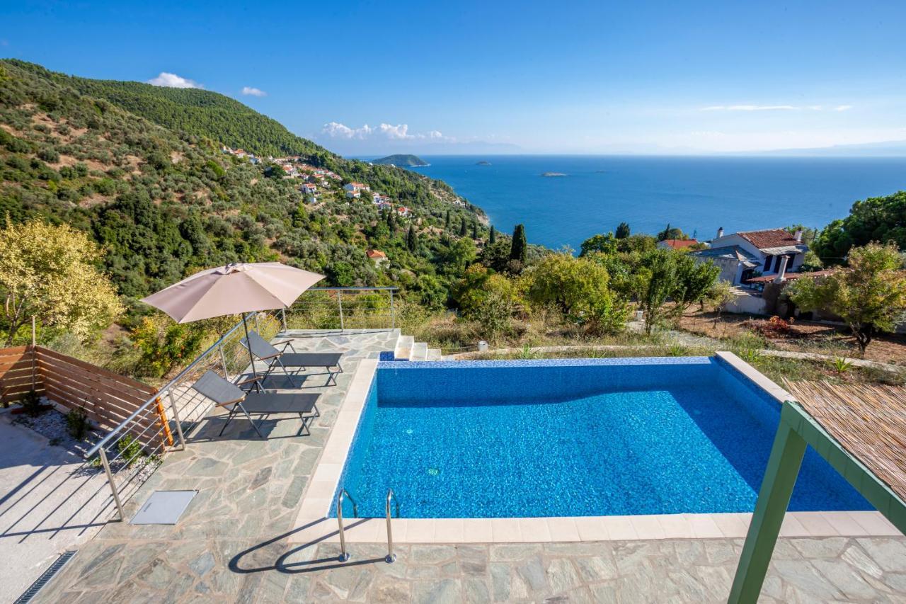 Olea Skopelos With Swimming Pools & Sea View Villa