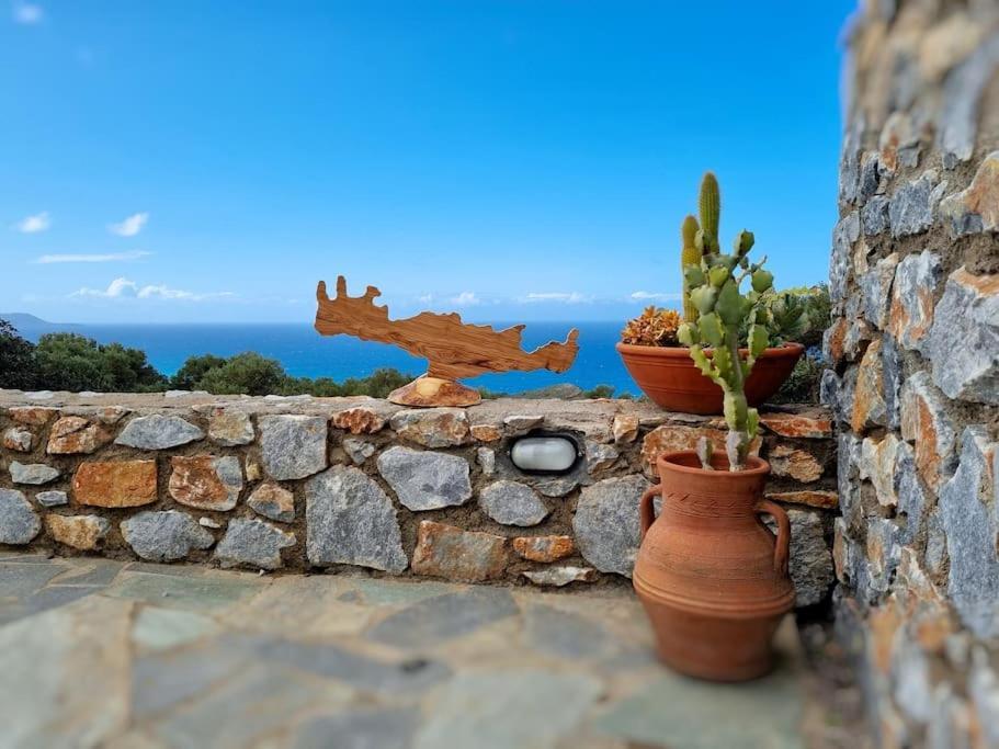 Villa Mavri Ruhige Private Pool Villa, Meerblick Agia Paraskevi (Agios Vasileios, Rethymno)