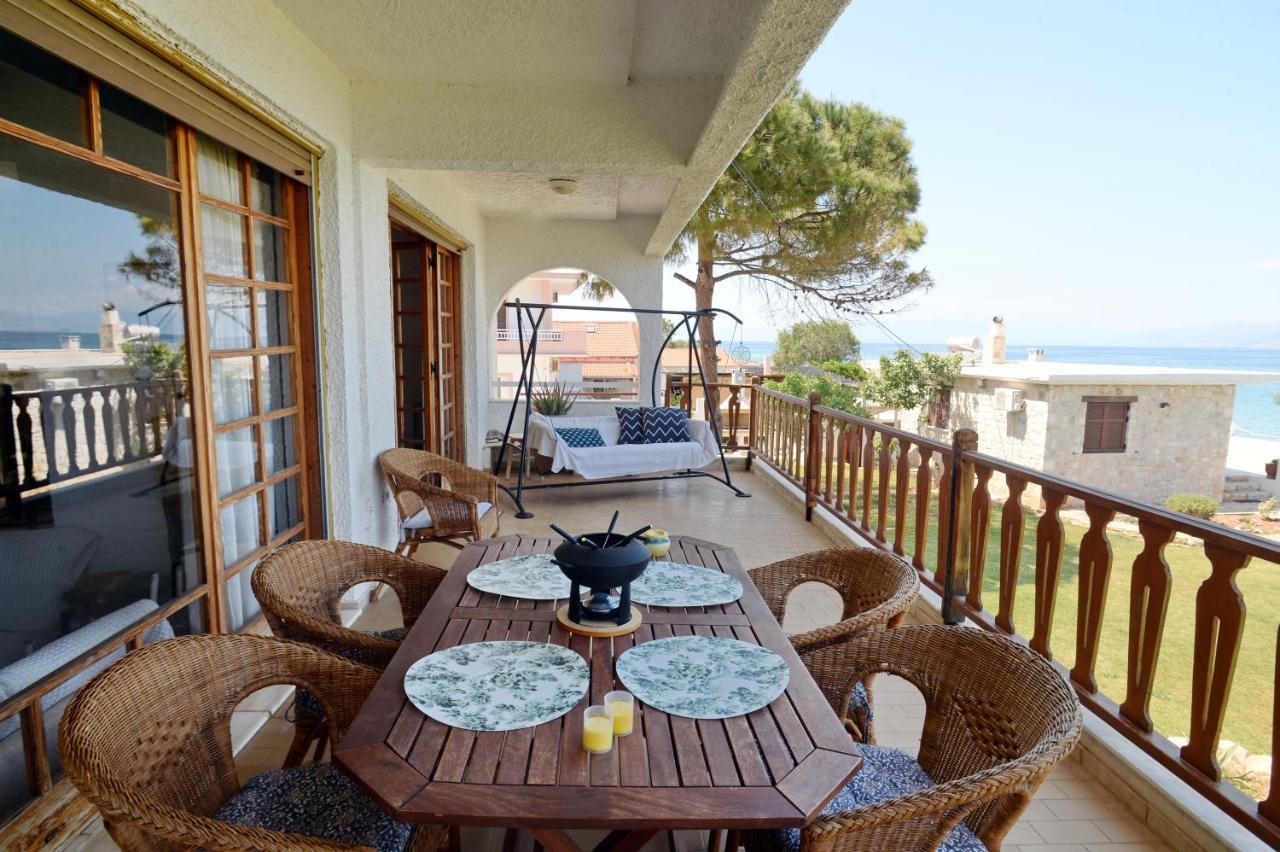 Antorina Grande Beachfront House With Private Pool Kamari (Corinthia)