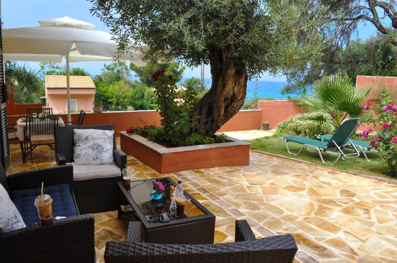 House Angelos D With Sea View And Private Garden - Agios Gordios Apartment