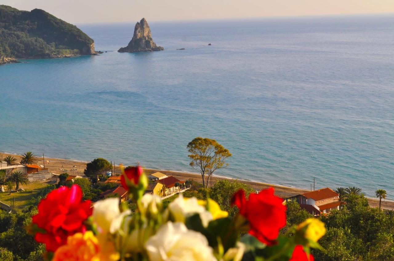 Beautiful Maria With Pool - Agios Gordios Beach, Corfu Apartment