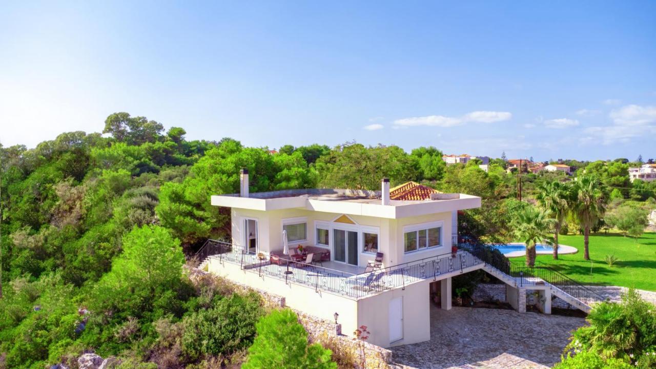 Afroditi In Chania Near Airport With Private Pool, Free Wi-fi, Souda Bay Views, Garden Oasis