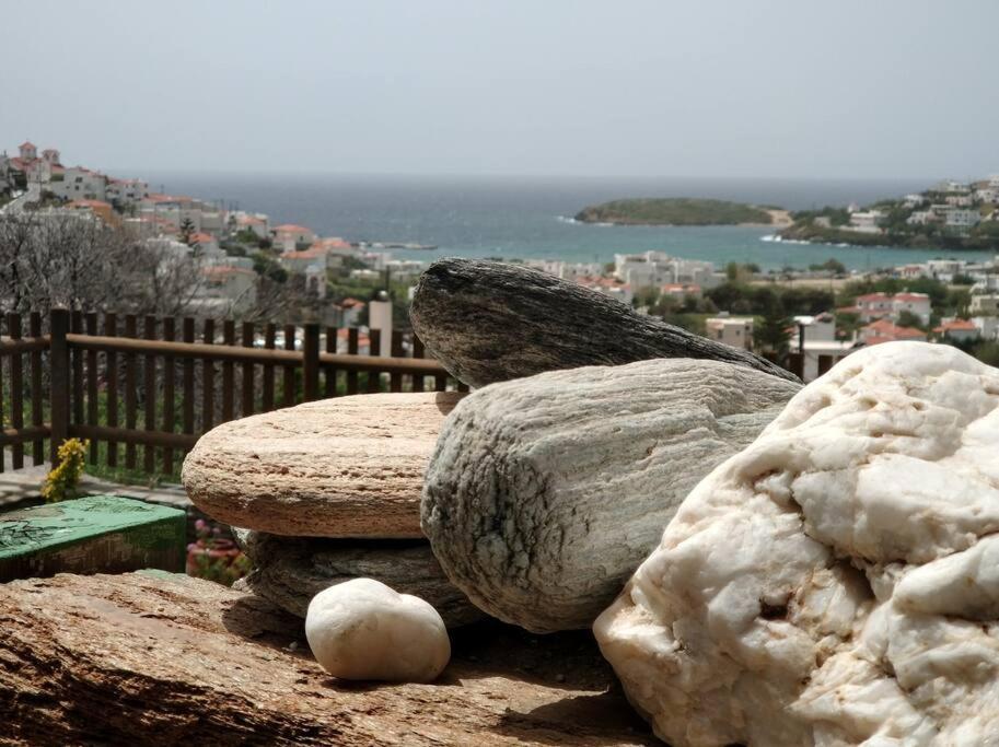 Zenios Andros-cycladic House Overlooking Batsi Bay Holiday home *