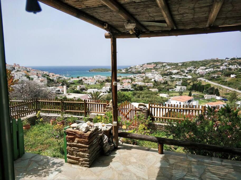 Zenios Andros-cycladic House Overlooking Batsi Bay Holiday home