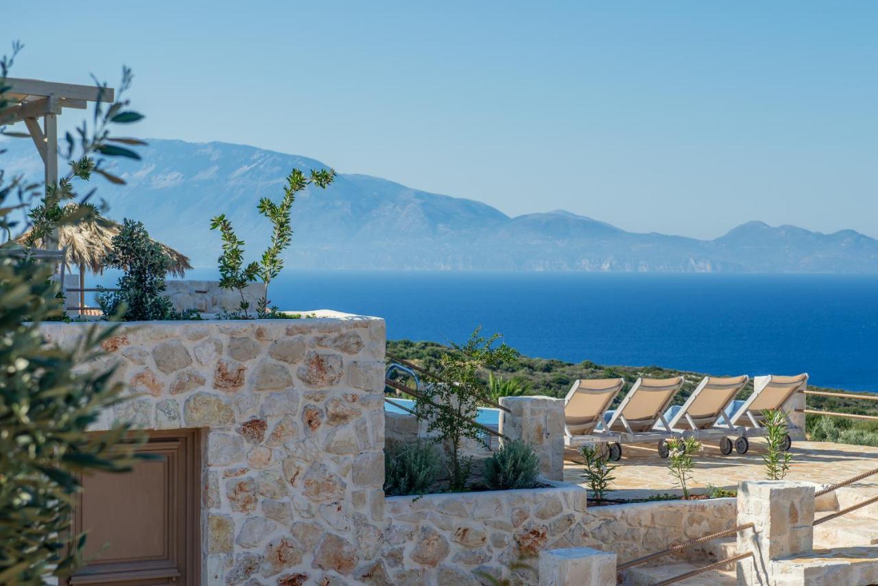 Blue Caves - Exceptional With Private Pools Direct Access To The Sea Korithion