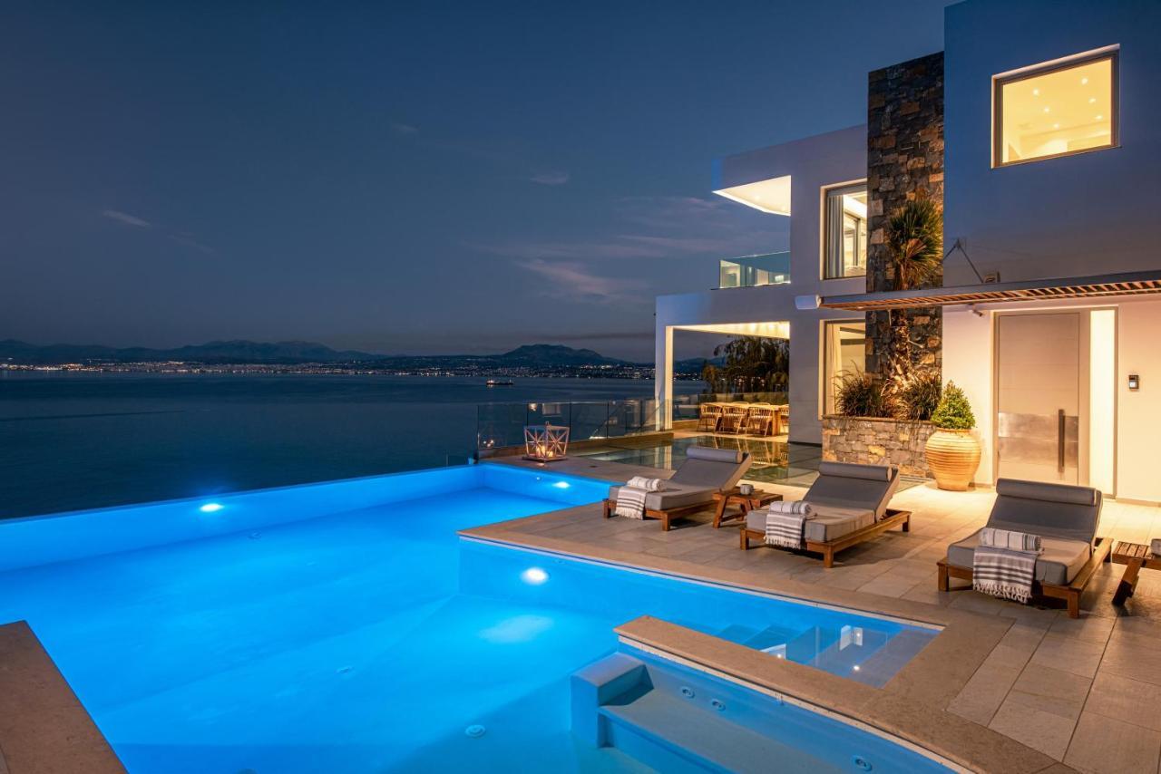 Villa Lady Sea - 6 Bedroom Sea View In Crete Palaiokastro (Crete)