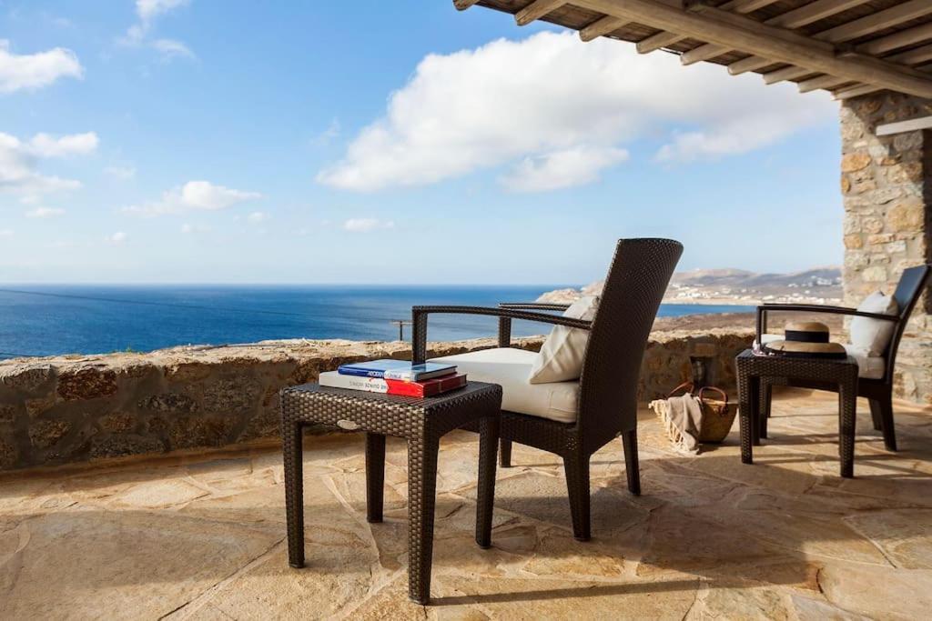 Elegant Seaside Villa, Great Views, Infinity Pool, Lia, Mykonos Villa