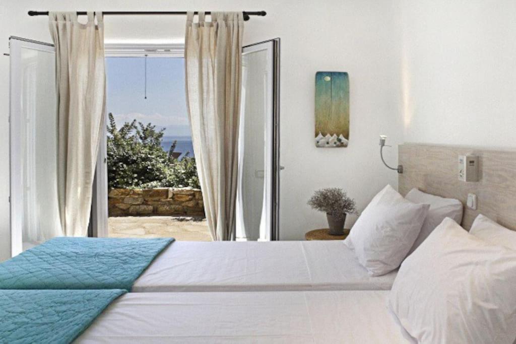 Elegant Seaside Villa, Great Views, Infinity Pool, Lia, Mykonos Villa