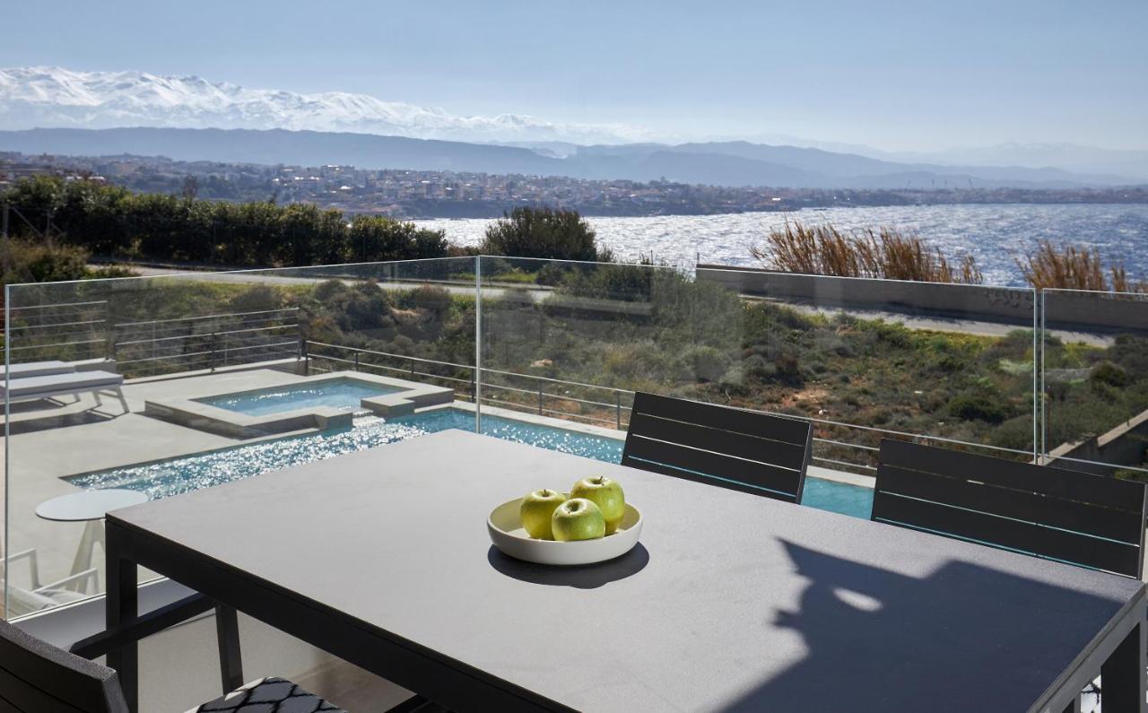 Apartment Pachnes Luxury - Heated Pool, Sea View Kounoupidhiana