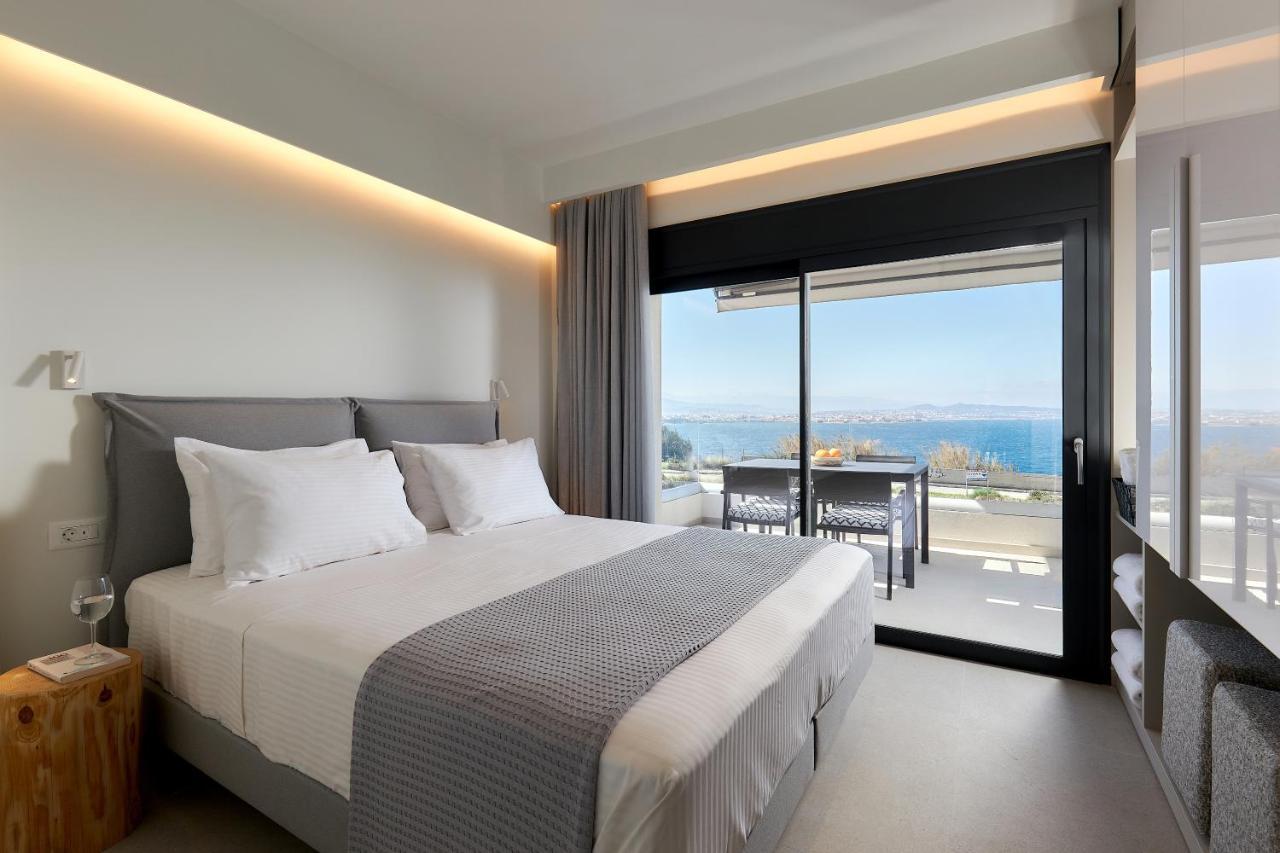Pachnes Luxury - Heated Pool, Sea View Apartment Kounoupidhiana