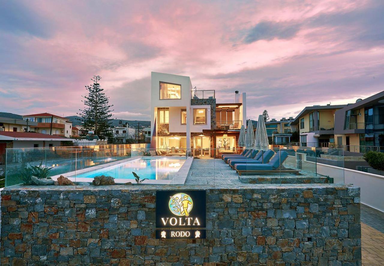 Rodo Seafront With Heated Private Pool And Jacuzzis By Volta And Kokkini Hani