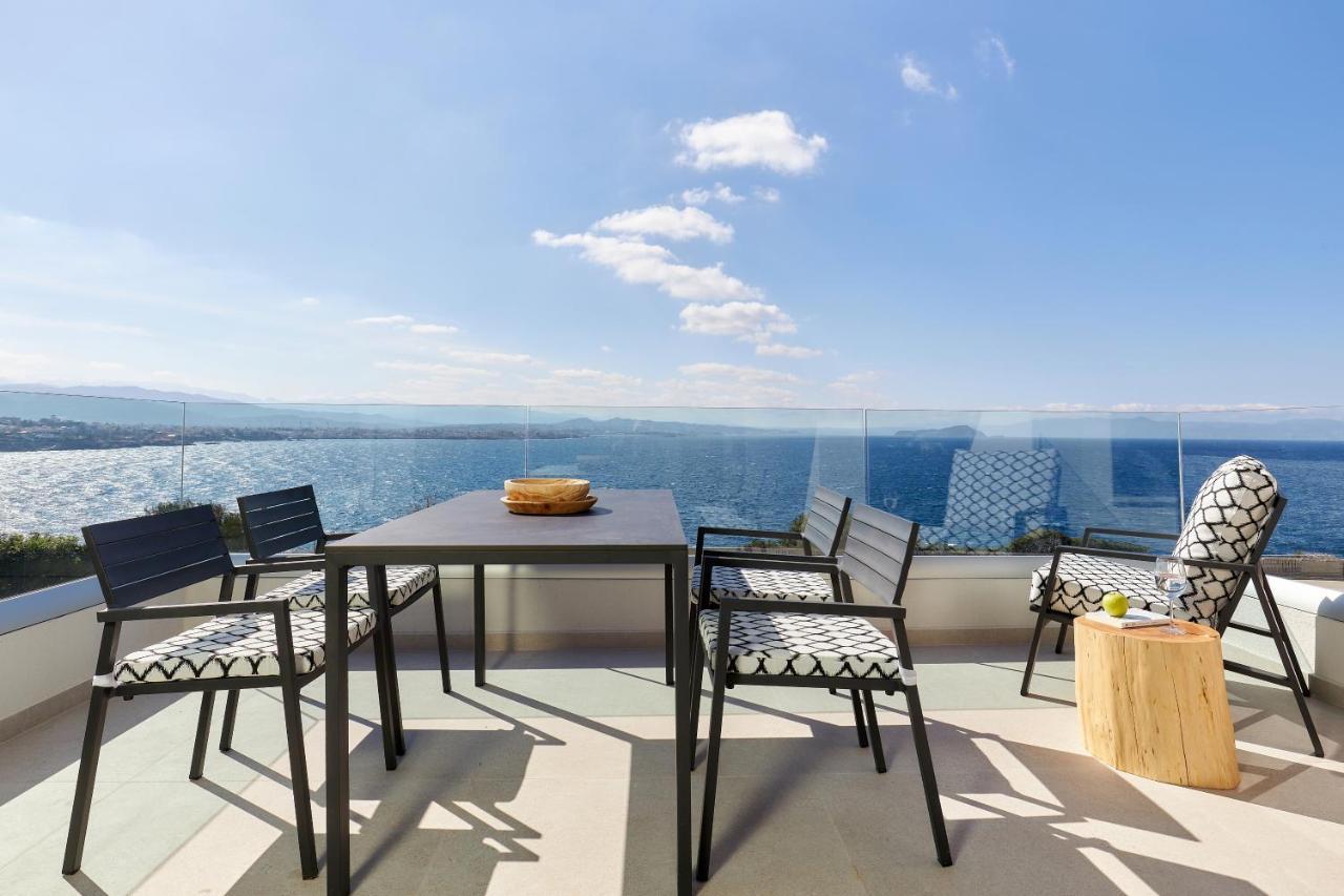 Apartment Pachnes Luxury - Heated Pool, Sea View Kounoupidhiana