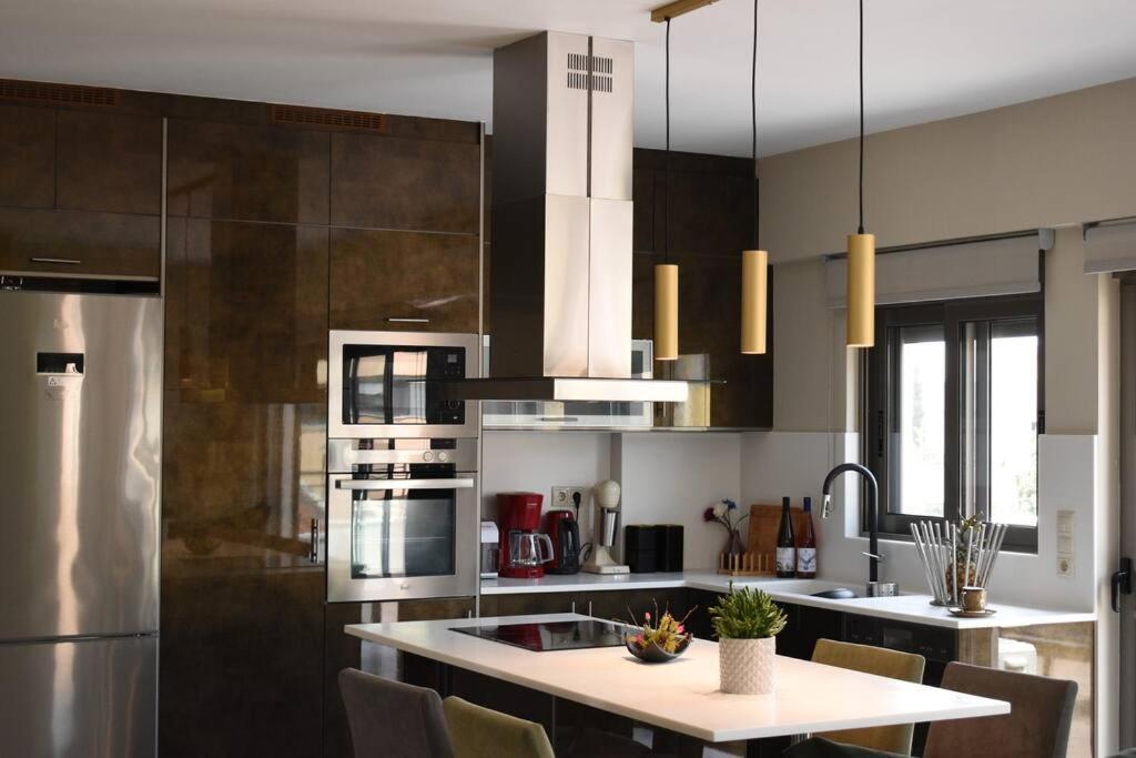 Spacious & Minimal Near Airport Peania Coniann Filoxenia Apartment Paiania