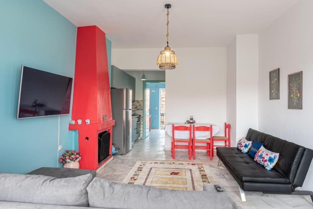 Apartment Cycladic Flat With Sea View And Bbq Grill