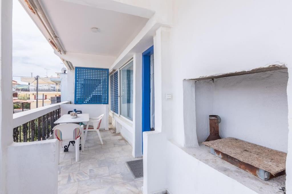 Cycladic Flat With Sea View And Bbq Grill *