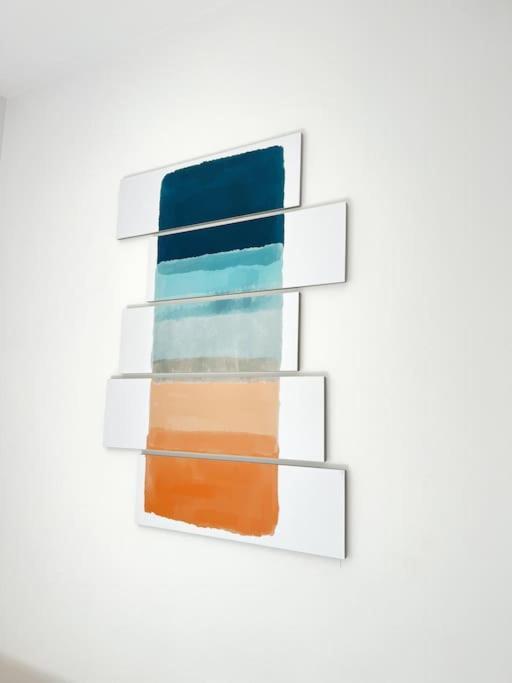Minimal Blue With Sunset View In