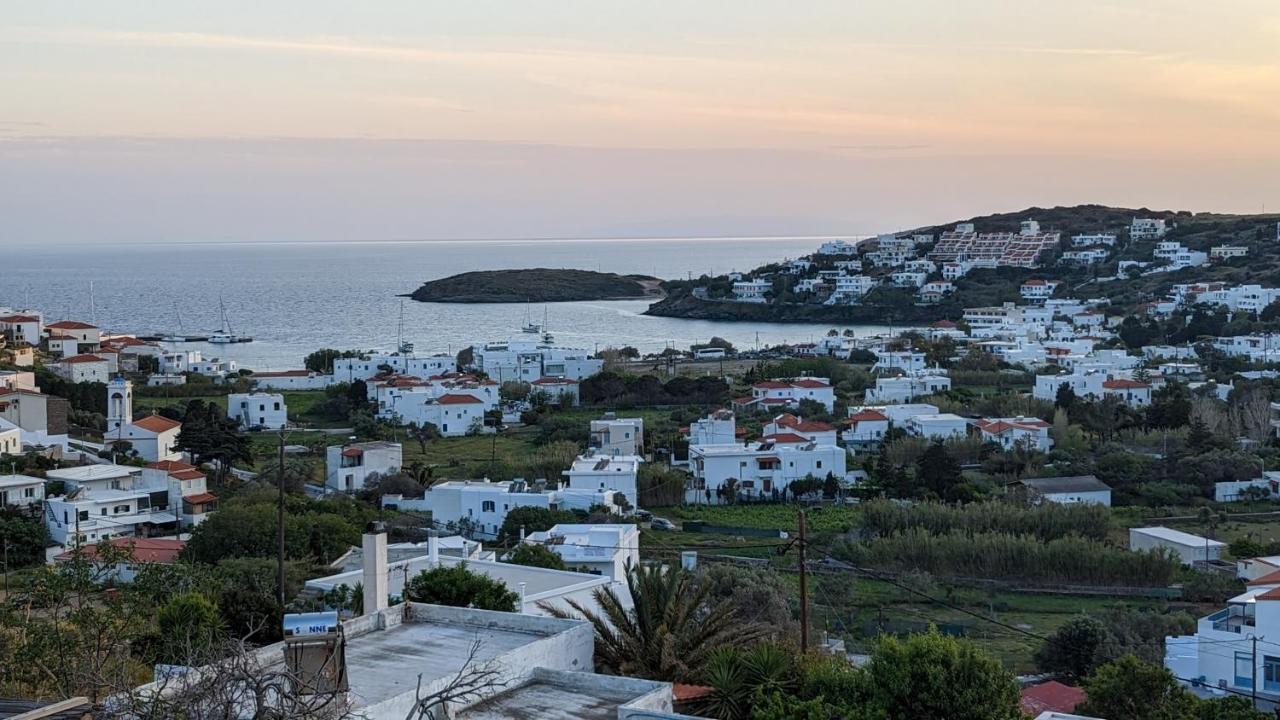Zenios Andros-cycladic House Overlooking Batsi Bay Holiday home