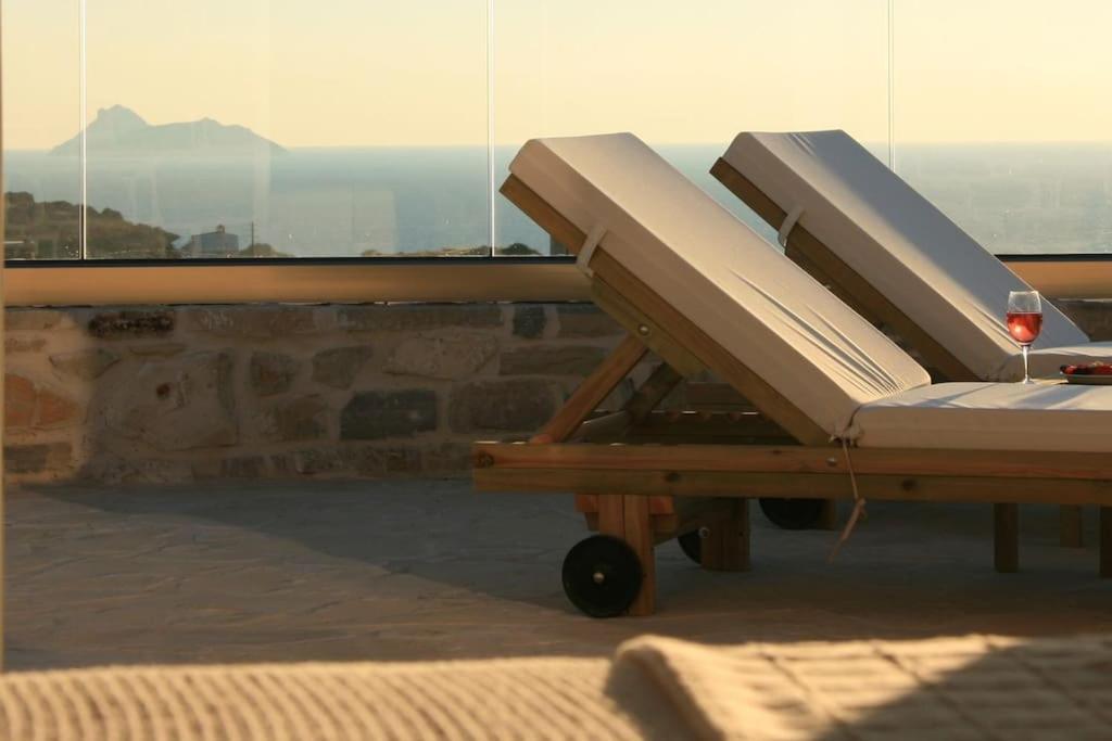 Levanta: Luxurious Stone With Infinity Pool And Sea Views Pitsidia