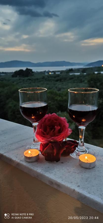 Pelion Charming Cottage, Panoramic Seaview Retreat *