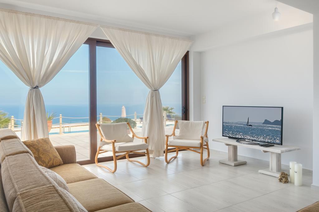 Villa Sea Views At Anemomylos With Heated Pool, Ping Pong And Tennis *
