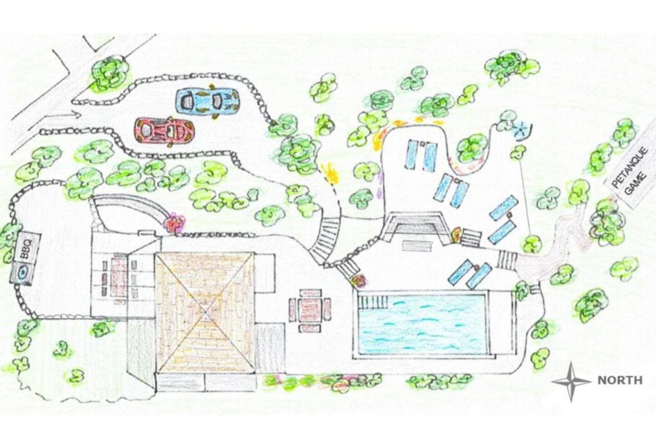Villa Arkoudi With Sea View Pink Pong Table Field Of Petanque And Cinema *